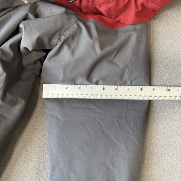 Chlorophylle Jacket Mens M Red Gray Winter Coat Insulated Hooded Outdoors Nature - Picture 7 of 16